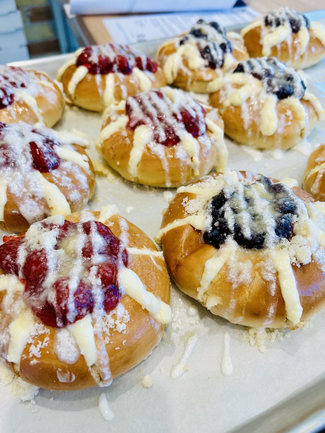 Sweet stuffed bagels from AspenOak